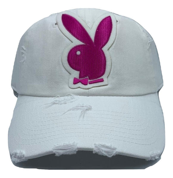 MEN/ WOMEN MV DAD HAT BLACK BUNNY PINK/WHT