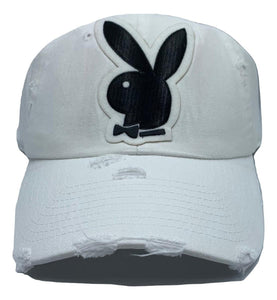 Men/ Women White/ Black Bunny MV Dad Hats