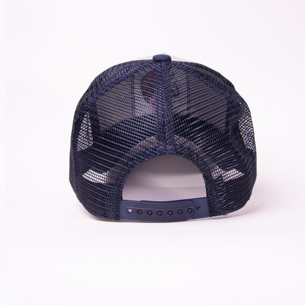 Men/ Women Navy/ Grey Rooster Trucker Hat