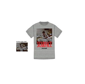 Men Grey Reason Brand Scarface Money Tee