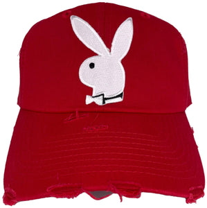 MEN/ WOMEN MV DAD HAT BLACK BUNNY WHT