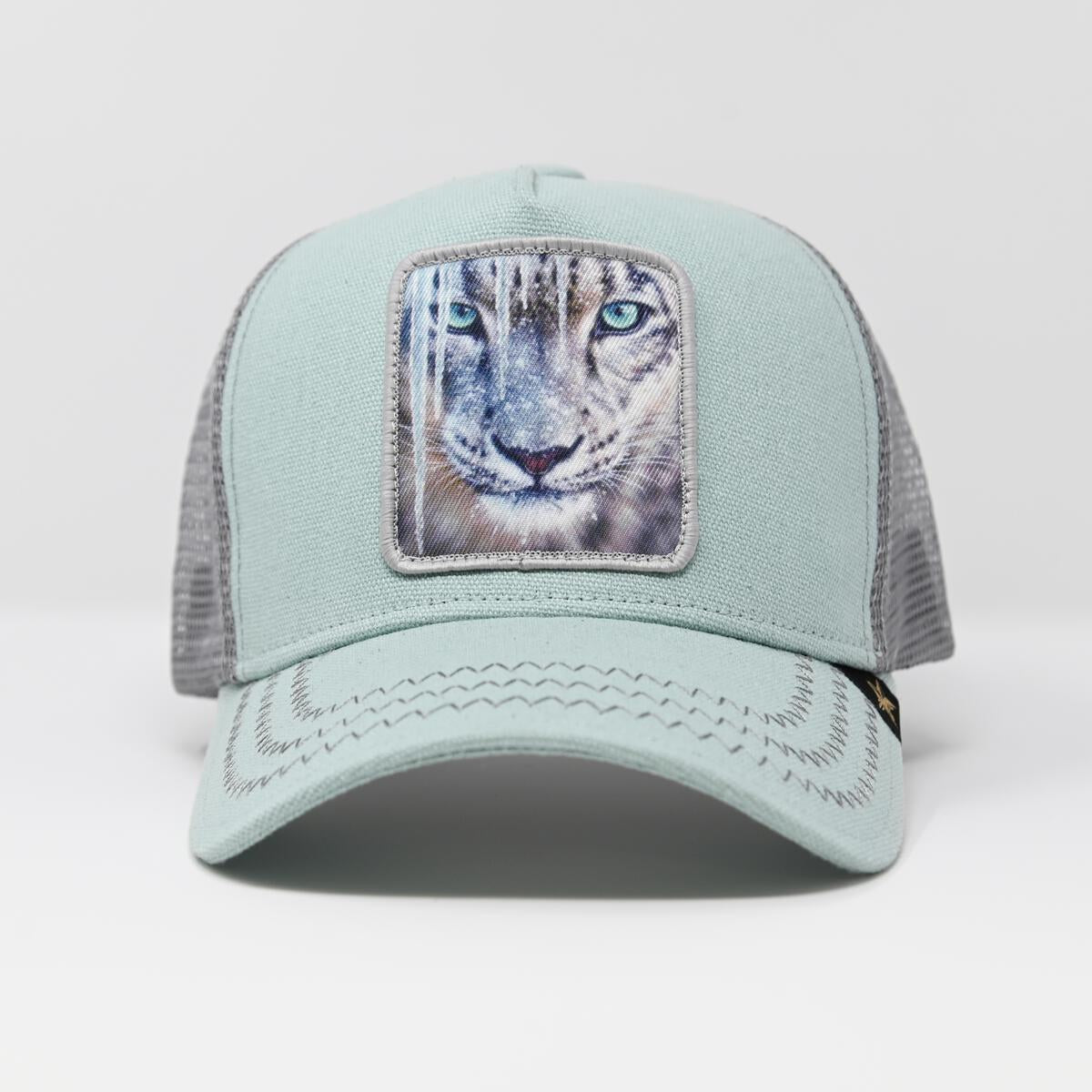 Ice Tiger Green Trucker Hat