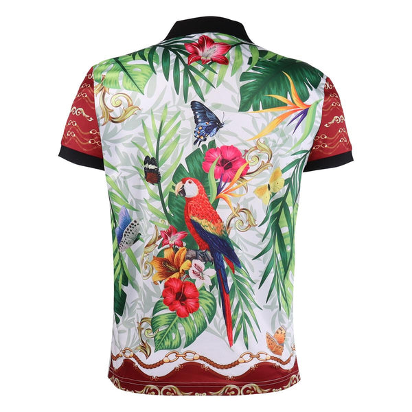 MEN MULTI COLOR PARROT BAROCCO POLO SHIRT