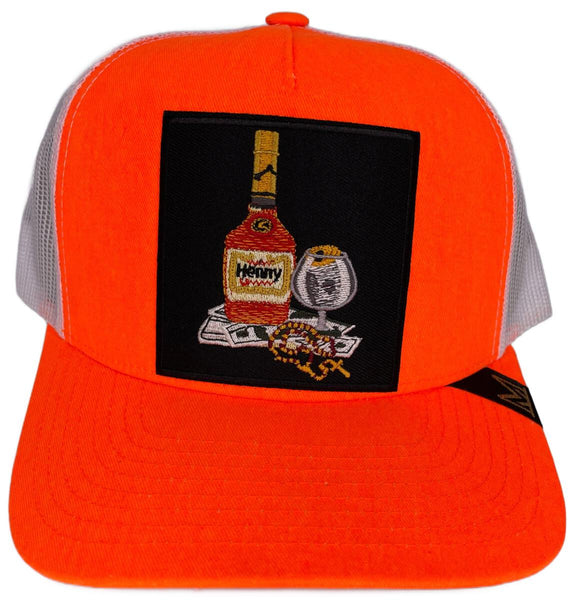 MEN/ WOMEN MV TRUCKER HATS HENNY GLASS & CROSS