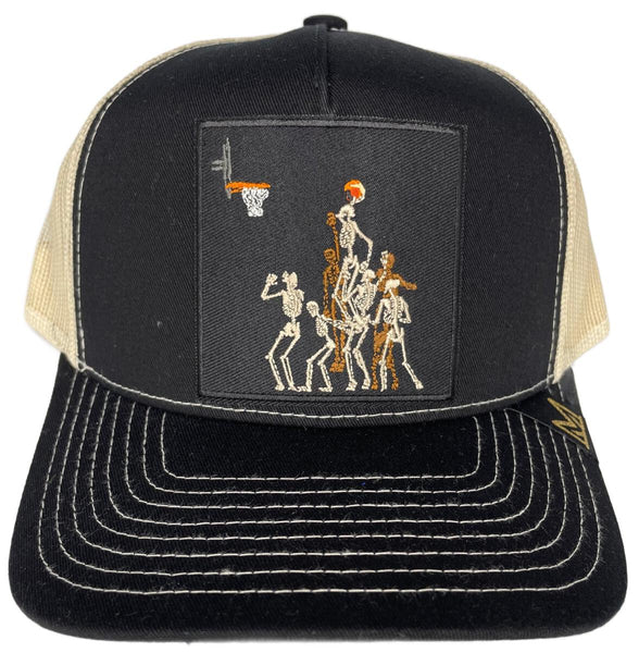 MEN/ WOMEN MV TRUCKER HATS SKULL BASKETBALL