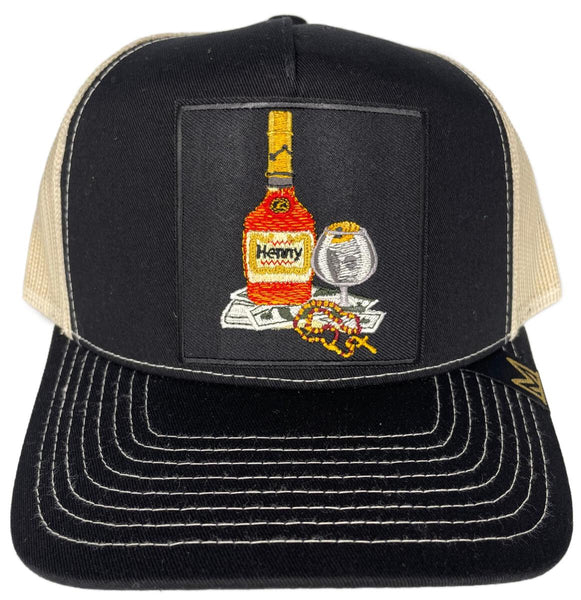 MEN/ WOMEN MV TRUCKER HATS HENNY GLASS & CROSS