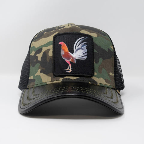 Men/ Women Camo Rooster trucker hat