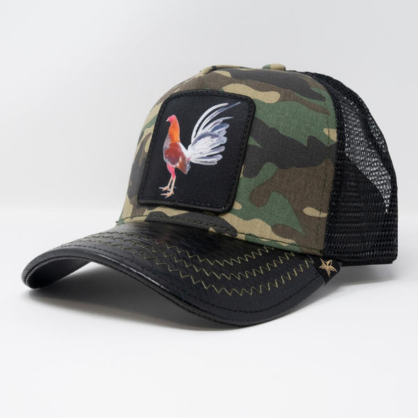 Men/ Women Camo Rooster trucker hat