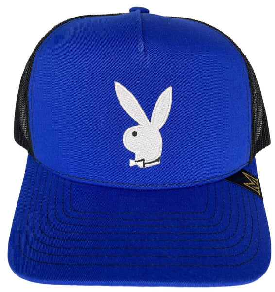 MEN MV WHITE SMALL BUNNY TRUCKER HATS