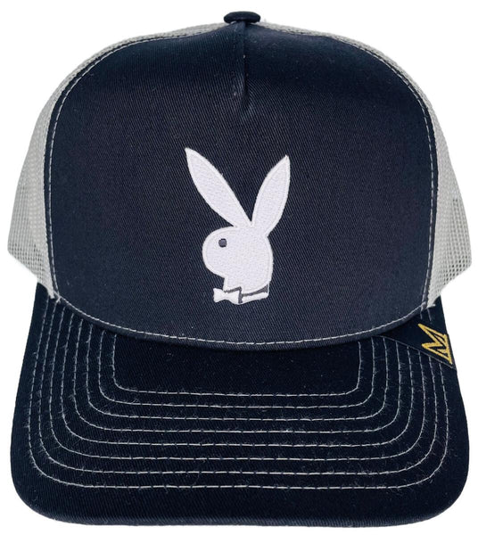 MEN MV WHITE SMALL BUNNY TRUCKER HATS