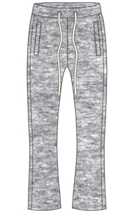 MEN GREY STACKED FLEECE JOGGER