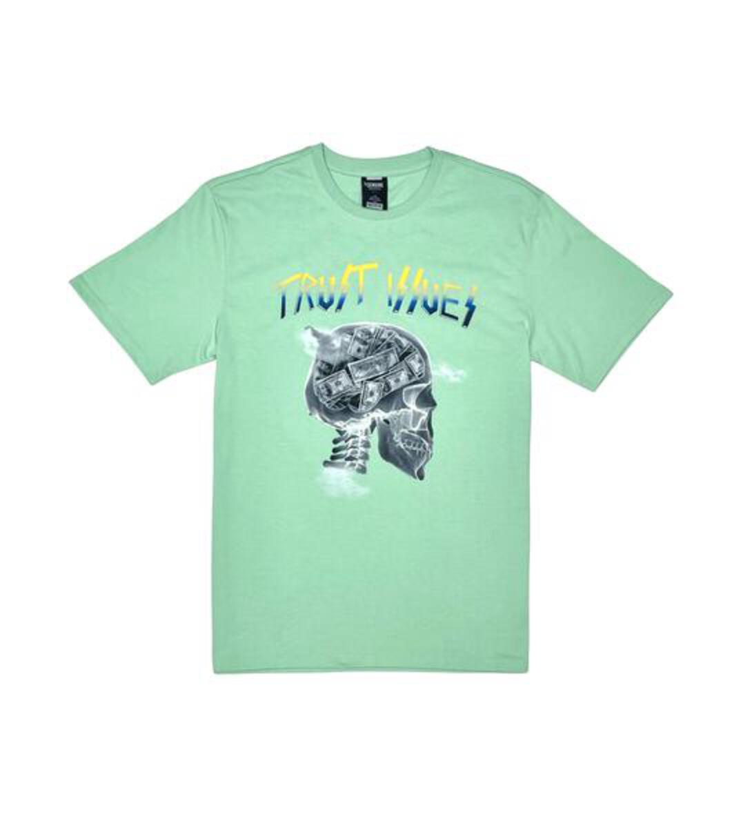 MEN TEAL GENUINE TRUST ISSUES TEE