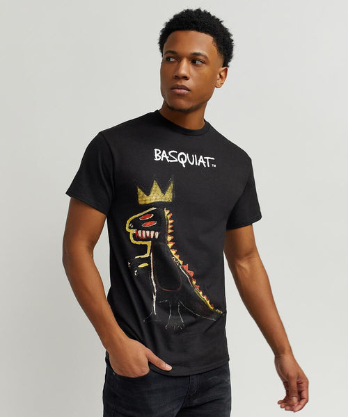 Men Black Reason Brand Basquiat Pez Tee