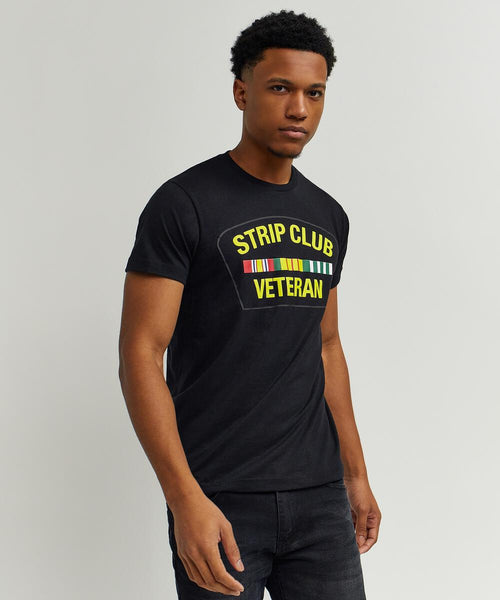 Men Reason Brand Strip Club Veteran T-Shirt