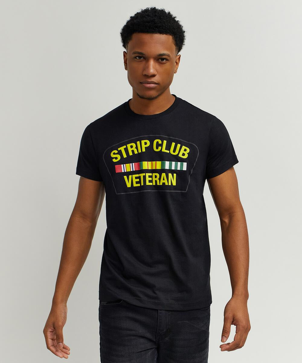 Men Reason Brand Strip Club Veteran T-Shirt