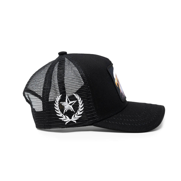 Men/ Women Eagle Black Trucker hat