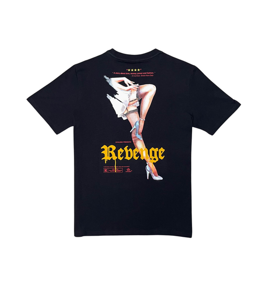 MEN BLACK CIVILIZED REBENGE TEE