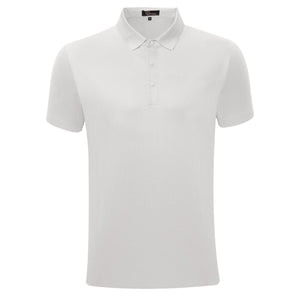 MEN WHITE ROMAN COLLAR BAROCCO POLO SHIRT