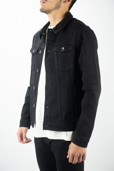 BIG MEN BLACK TWILL JACKETS