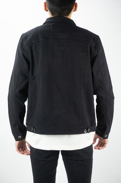 BIG MEN BLACK TWILL JACKETS