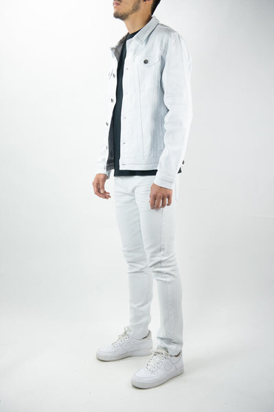 BIG MEN WHITE TWILL JACKETS