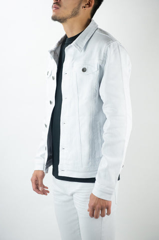 BIG MEN WHITE TWILL JACKETS