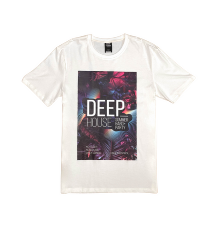 Men Off White Deep House Tshirt