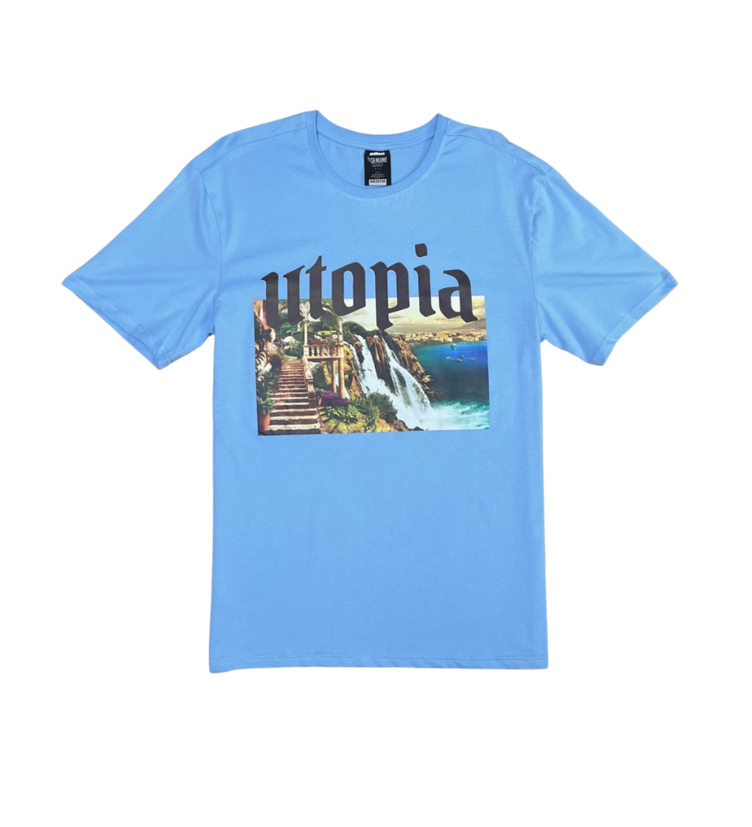 Men Aqua Sky Utopia Tshirt