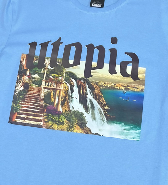 Men Aqua Sky Utopia Tshirt