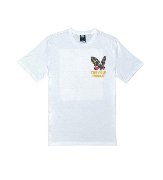 MEN WHITE THE NEW WORLD TSHIRT