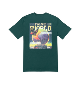 MEN GREEN THE NEW WORLD TSHIRT