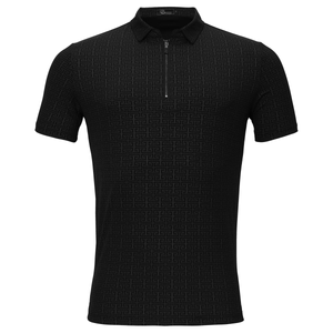 MEN BLACK GREEK SIMBOL BAROCCO POLO SHIRT