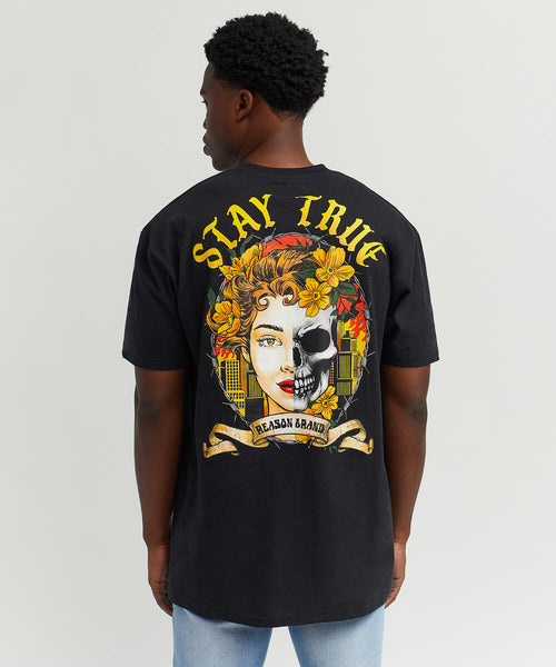 Men Reason Brand Stay True Tee