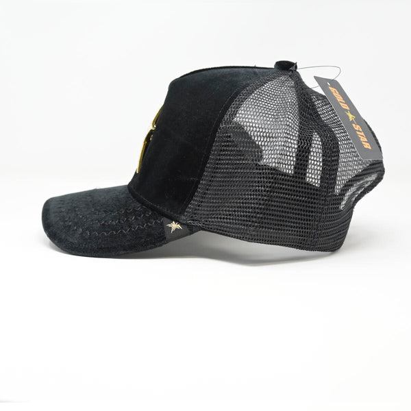Velvet Dimond black star logo Trucker Hat
