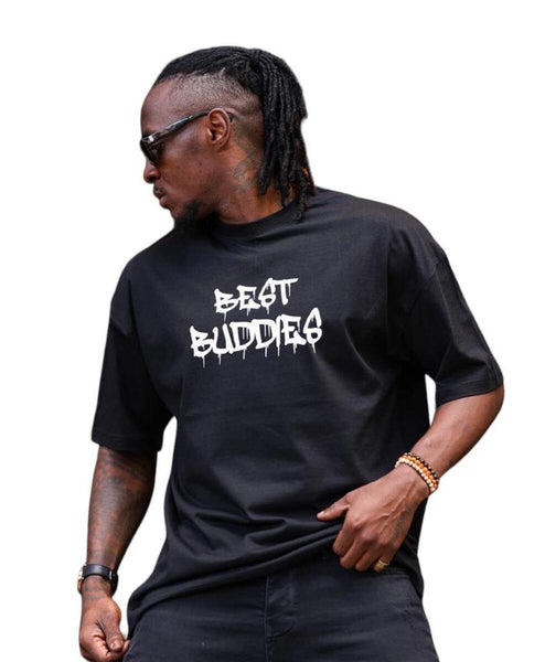 MEN BLACK BEST BUDDIES MIGOS TSHIRT