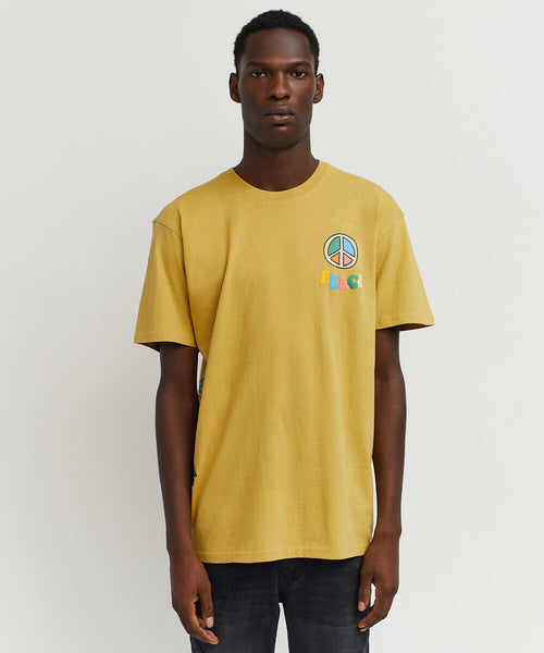 Men Khaki Reason Brand Vibes Tee