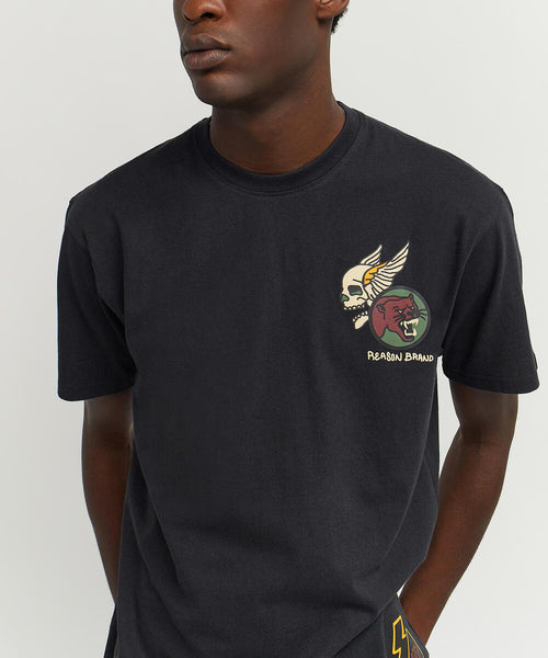 Men Reason Brand Military Patches Tee