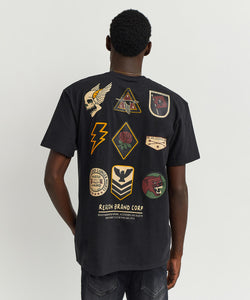 Men Reason Brand Military Patches Tee