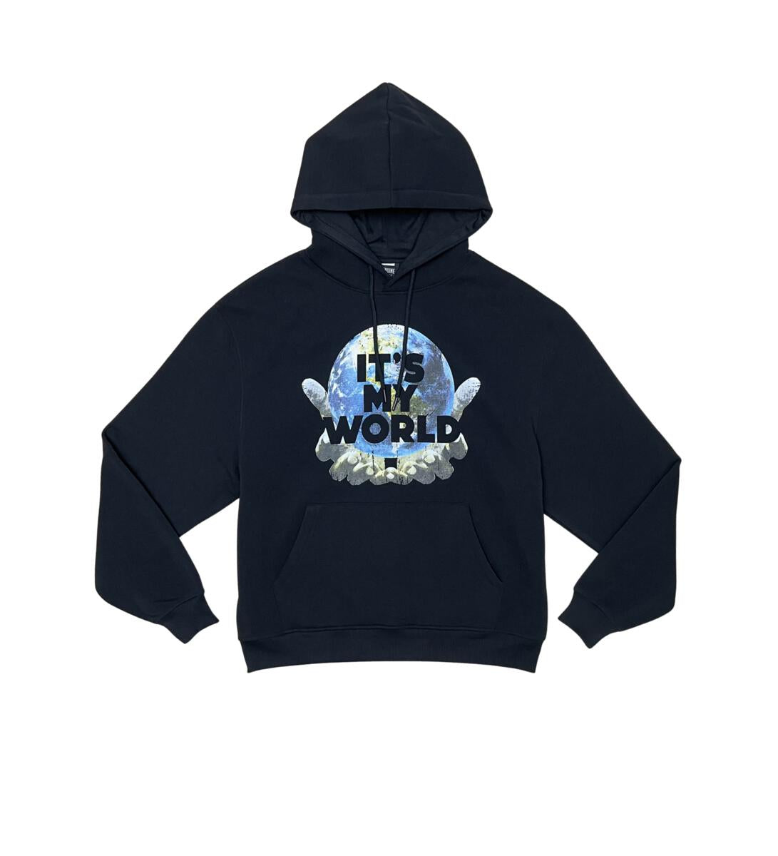 MEN GENUINE BLACK THE WORLD IS MINE HOODIES