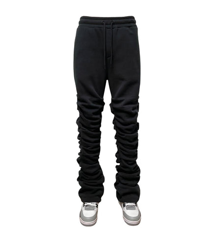 MEN GENUINE BLACK STACK FIT JOGGER