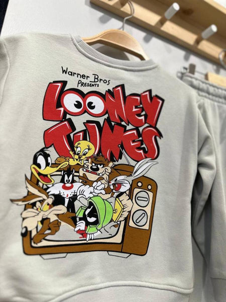 KIDS GRAY LOONEY TUNES 2PC SET