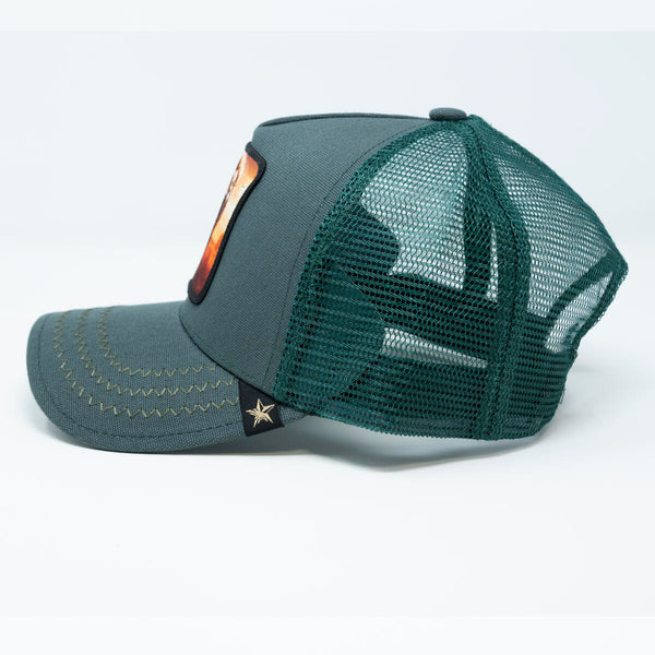 Lion Green trucker hat