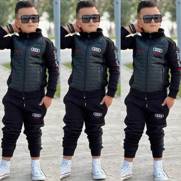 KIDS BLACK AUDI 2 PCS SET