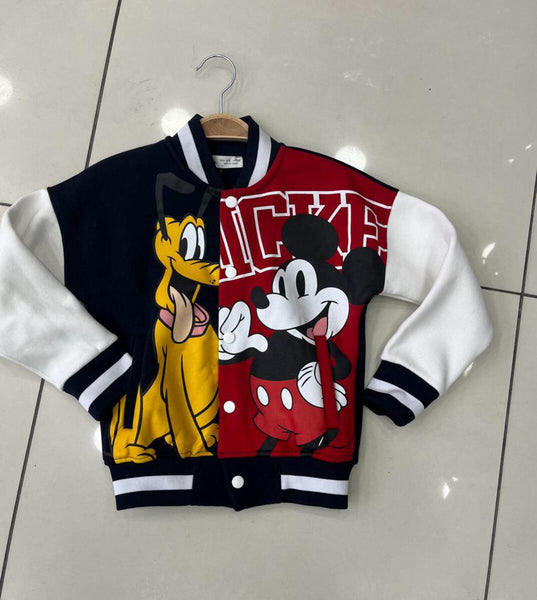 KIDS BLACK/ RED MICKEY & PLUTO JACKETS