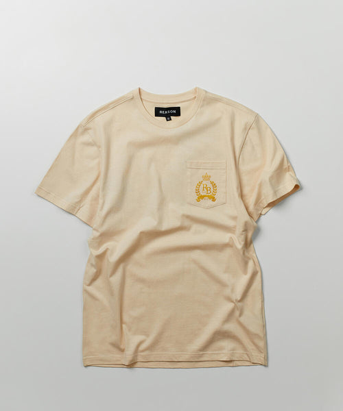 Men Sand Reason Brand Royal Crest Tee