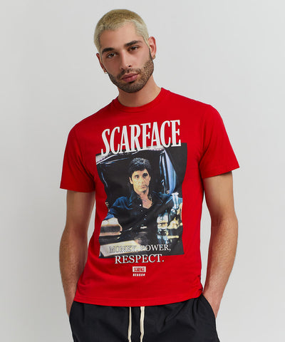 Men Red Reason Brand Scarface Bad Guy Tee