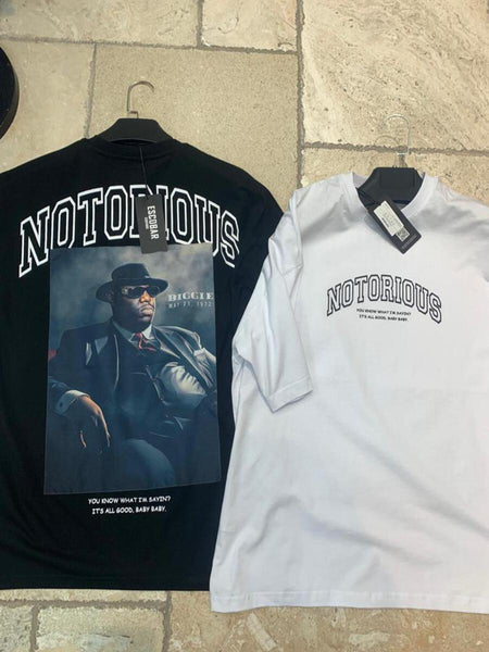 MEN BLACK NOTORIOUS TEE