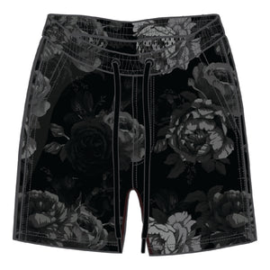 MEN BLACK BIG & TALL VINTAGE BOARD SHORTS