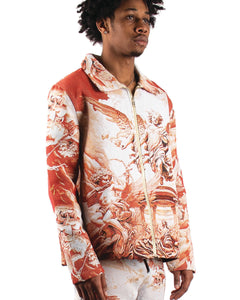 MEN'S BEIGE PANTHEON HEAVY TAPESTRY JACKET