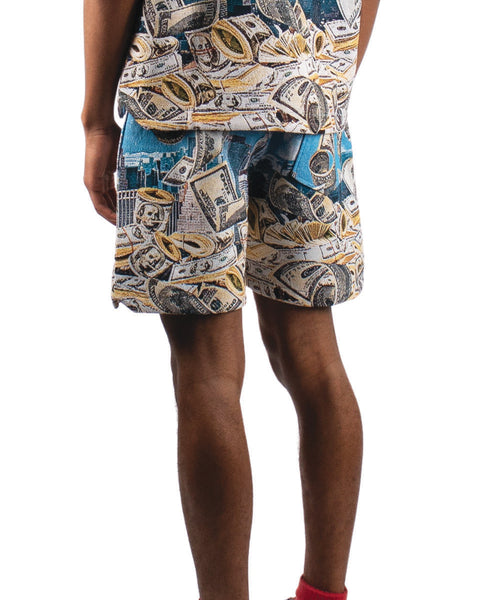 MEN'S MAJESTIK RACK CITY HEAVY TAPESTRY SHORTS